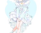 イラスト制作(オリジナル・版権等)受付ます 可愛い女の子から2頭身まで幅広く イメージ2