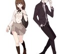 キャラクター立ち絵お描きします ゲームやYoutubeなどに！ イメージ1