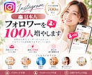 インスタ日本人フォロワー100人増やします 30日間保証付｜即日対応｜PR強化｜販売実績700件超 イメージ1