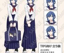 TRPG向け立ち絵をお作りいたします ★差分あり/アニメ塗り/人外対応可 イメージ3