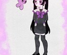 やさしいツートンカラーイラスト描きます 人物1人または動物1匹｜配色指定・おまかせOK イメージ7