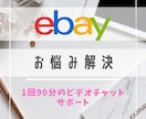 eBay輸出の「困った」を一緒に解決します ビデオチャットを使ってサポートいたします。 イメージ1