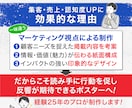 集客・売上UPに効果的なポスター・看板を制作します マーケティング視点で作る内容・デザイン丸投げOKのポスター イメージ8