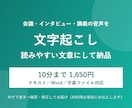 音声・動画の文字起こしをしますます 話者の区切り・要約もご相談OK。丁寧に読みやすく仕上げます イメージ1