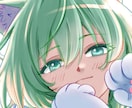 2名限定】ネコミミ少女のSNSアイコン描きます ネコミミ少女専門・萌え絵系アイコンを丁寧に イメージ1