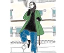 思い出の一枚をユーモアなイラストに変身させます ゆるーくユーモアあるイラスト目指してます✌︎ イメージ8
