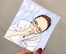 可愛いバースデーカード書きます 贈り物に、そっくり＜雰囲気な似顔絵付きのバースデーカードを！ イメージ8