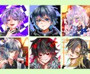 カラフルでかっこいいアイコンをお描きします 先着5名様まで低価格！キラキラした存在感あるアイコンを制作！ イメージ2