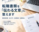 転職書類を「人事に伝わる文章」に直します あなたの経験を強みに変えて伝わる文章にします イメージ1