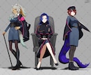 中性寄りのキャラクターイラストを制作します 一枚絵や動画イラストなど、様々な用途でご利用できます イメージ10