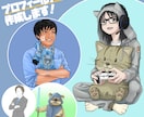 プロフィールアイコンやバナー作成します 商用利用も可！ニーズに合わせ幅広く対応致します！！ イメージ1