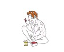 雑誌や広告の挿絵のイラスト、バナー制作をします Cancamでも掲載実績あり！お洋服や手書き風のイラスト制作 イメージ3