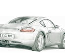 車（オートバイ）のイラストを精密な線画で描きます デジタルの時代でも手描きの味わいは格別なものです イメージ4