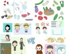 ゆるい・かわいいイラスト/アイコン描きます アイコン・挿絵・似顔絵・アイキャッチ画像…いろいろ描きます イメージ1