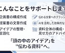 企画書・提案書の文章作成構成づくりをサポートします 企画書作成で悩む時間を減らし、伝わる資料づくりをお手伝いし イメージ3