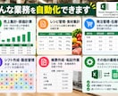 飲食店・食品工場のExcel作業を自動化します 面倒な集計・転記・計算を自動化します イメージ2