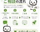 AIで業務効率化する方法を一緒に考えます 個人事業・小規模店舗向けにAI活用方法を整理します。 イメージ5
