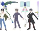アイコンイラスト描きます 女の子〜中性的(ちょっと少年…)なキャラが得意 イメージ4