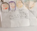 5歳児が心を込めてあなたの可愛い似顔絵描きます 優しいほんわかイラストで癒されませんか？ イメージ2