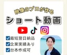 最短翌日納品可！ショート動画作成をします 実績500本以上！元映像制作会社勤務の編集者が作成します！ イメージ1
