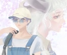 SNS用等＊ふんわりした雰囲気のアイコン作成します 1つ1つの作品に丁寧にご対応致します イメージ1