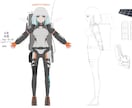 出来るだけ安価に3Dキャラクターを制作します 業界水準の3Dモデルをご提供します イメージ3