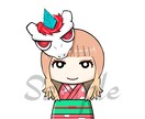 1500円〜/お面×人物SNSアイコン制作します お面×人物の個性的なSNSアイコン制作 イメージ3