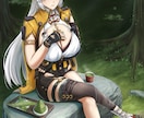 キャラクターイラスト・一枚絵を制作します 背景ありの一枚絵からキャラクターイラストまで対応します イメージ9