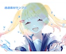 夏にぴったり！海辺で水遊びをする量産描きます お友達やオリキャラ同士のペア画にもぴったりです♡ イメージ4
