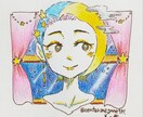 SNS等の人物アイコン描きます 色鉛筆･アクリル絵具を用いて優しいテイストのイラストを制作☆ イメージ1