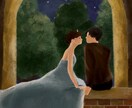 絵本のようなウェディングイラストを描きます まるで絵本の世界の中の結婚式❤︎ イメージ2