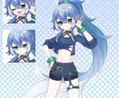 立ち絵イラスト制作します TRPGや動画素材に！一部商用利用可！ イメージ3