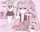 イラストやアイコンを描きます 甘苦く、怖萌えたっぷりな世界観をお届け ♪ イメージ7