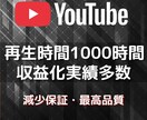 収益化可能★ YouTube再生時間増やします 1,000時間～4,000時間・60分動画対応✨減少保証付き イメージ8