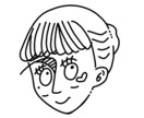 アイコンに使える個性的なタッチな似顔絵を描きます 唯一無二でオシャレなモノクロ似顔絵アイコン イメージ2