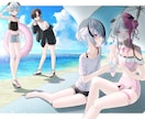 商用利用の追加料金なし！SNS用イラスト描きます 配信者様/VTuber様向けのSNS用イラスト作成 イメージ8