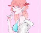 SNSアイコンをお描きします 女の子のSNSアイコンをご希望の方ぜひ^^ イメージ3