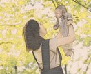 写真から精密模写し、パステル風似顔絵を制作します 誕生日や記念日、クリスマスなどの年間行事のプレゼントに。 イメージ7