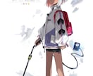 イラスト作成をいたします キャラクターイラストの作成依頼のプランです。 イメージ2