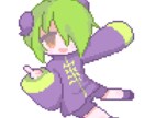 ピクセルアートでミニキャラを描きます 商用利用可能！アクリルキーホルダーやグッズに最適 イメージ1