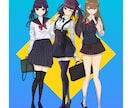 魅力的なTRPG・ゲームのオリジナル立ち絵描きます 小説・動画配信・アイコンあなただけのオリキャラ制作します イメージ6