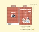 顔合わせのしおりを作成します 似顔絵付きのしおりを作成し、印刷・製本まで対応します イメージ2
