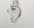 似顔絵、イラストを描きます デッサン、ペン画、シンプルタッチ。 イメージ9