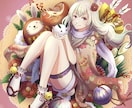 商用可⭐️アイコン、キャラデザなど幅広く承ります 立ち絵、一枚絵、アイコン、キャラデザ等なんでもご相談ください イメージ2