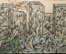 お好きな言葉やあなたのイメージで言葉を書いて､それにイラストをつけます イメージ1