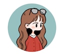 シンプルでかわいいアイコンお描きします SNS・ブログ等のアイコンに☺︎お手頃価格1000円〜 イメージ4