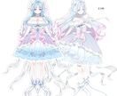 VTuberのパーツ分けイラスト制作します 透明感のある可愛い少女らしいイラスト制作いたします イメージ3
