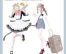全身立ち絵作成します 多彩なオプションを安価で対応！目パチ等簡易アニメーションも可 イメージ3
