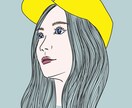 大好評！おしゃれ人物アイコンを描きます アイコン以外にも名刺などにも使える！お洒落な線画を描きます。 イメージ2