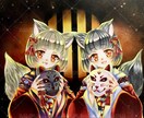 コピックでオリジナルイラストをお描きします 特別な一枚、丁寧に制作いたします イメージ1